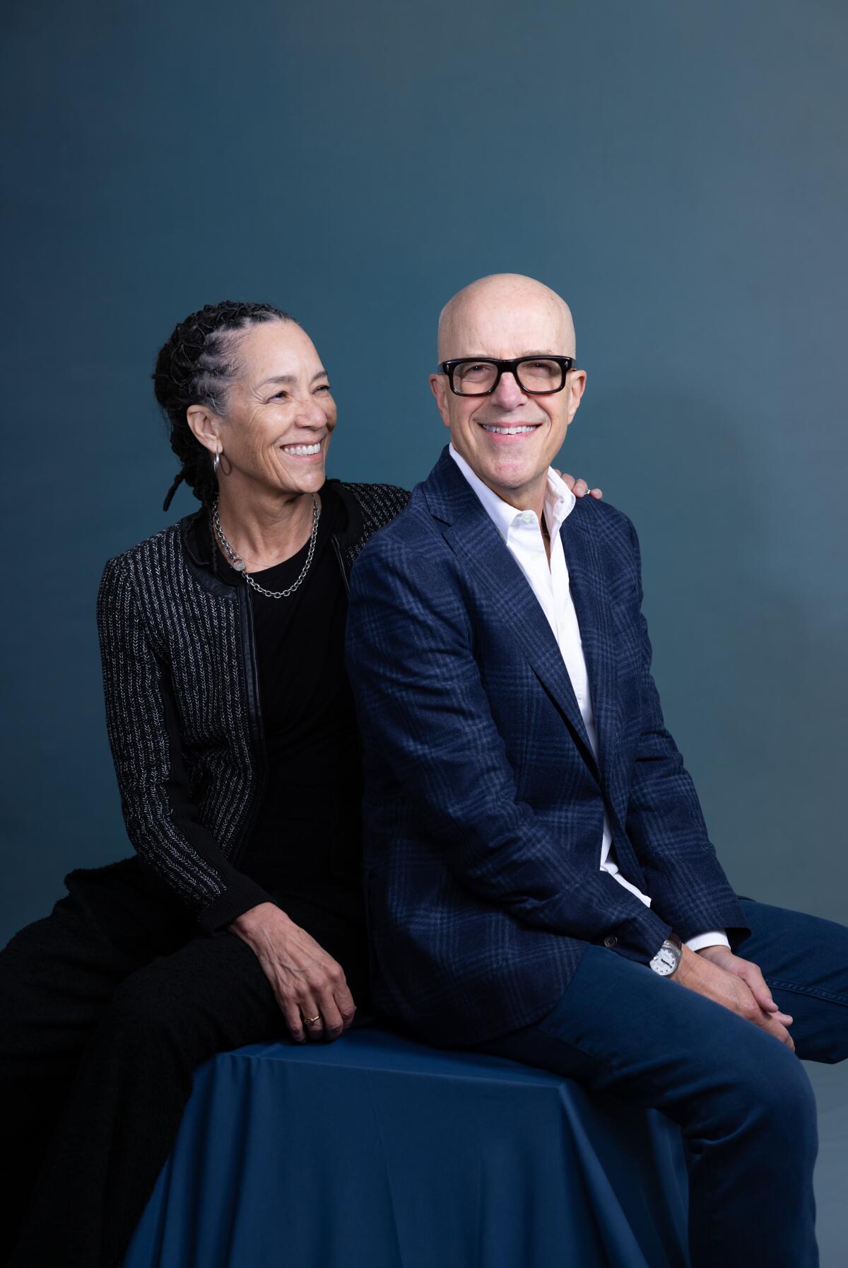 PGA board presidents Stephanie Allain and Donald DeLine.