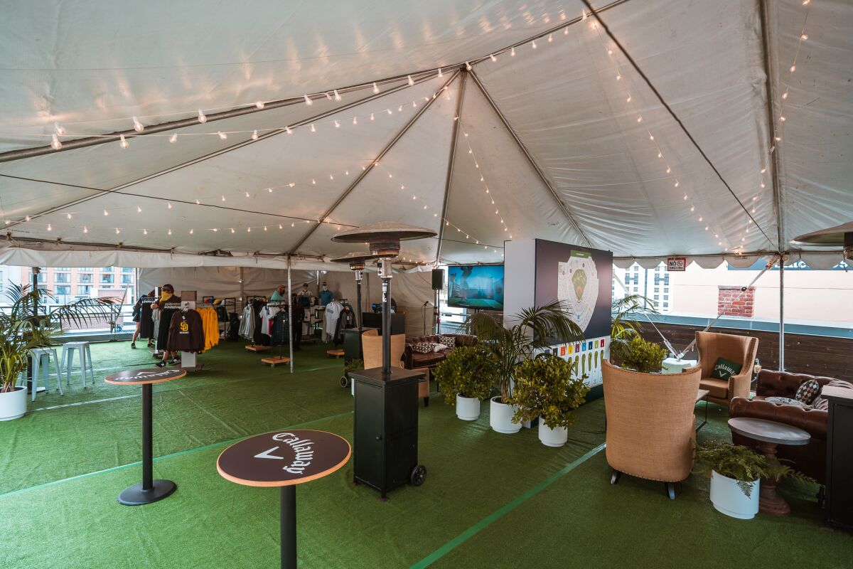 The Callaway Clubhouse at The Links at Petco Park.