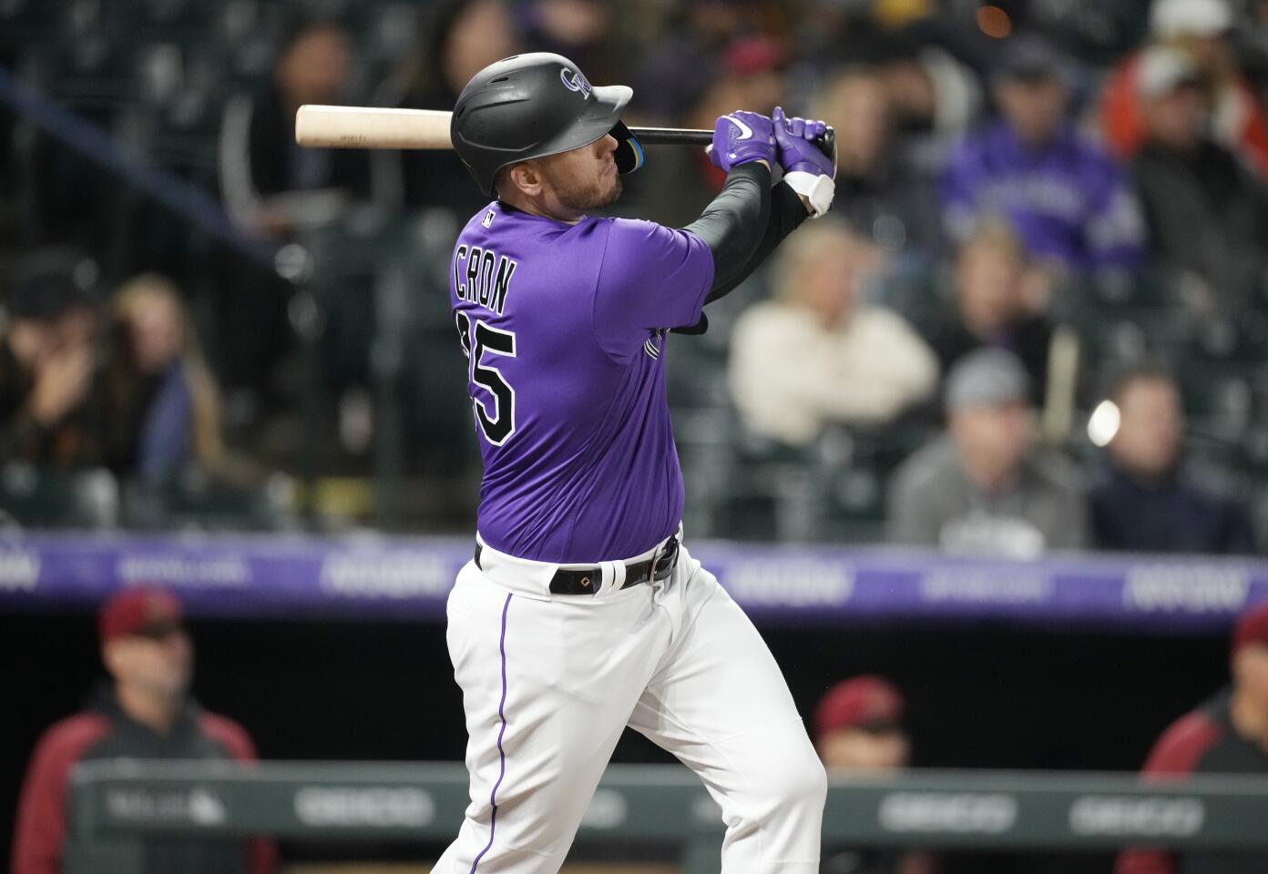 Rockies' C.J. Cron breaks MLB Statcast, launches home run out of Coors  Field