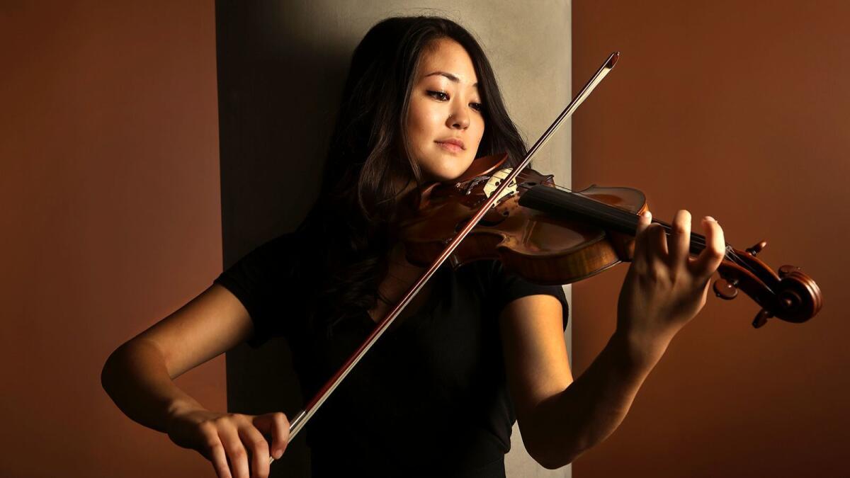 Violinist Simone Porter will perform in recital at the Broad Stage in Santa Monica.