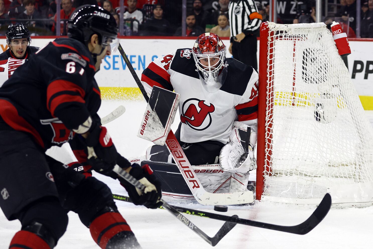 Mercer has goal, 3 assists as Devils beat Avalanche 7-5