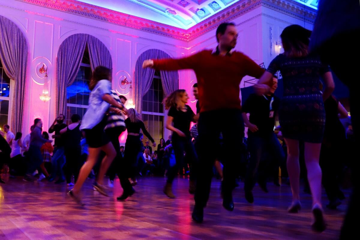 A ceilidh dance celebration in Edinburgh reminds a film fan of Michael Powell and Emeric Pressburger's "I Know Where I'm Going!" (1945).