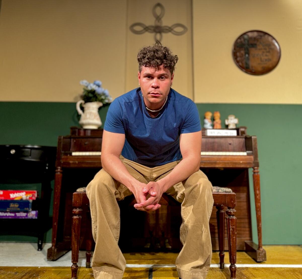 Marcel Ferrin plays Josh in OnStage Playhouse's "The Harvest."