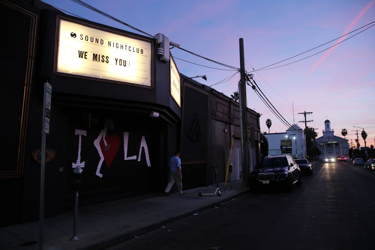 The Sound nightclub in Hollywood on December 6. 