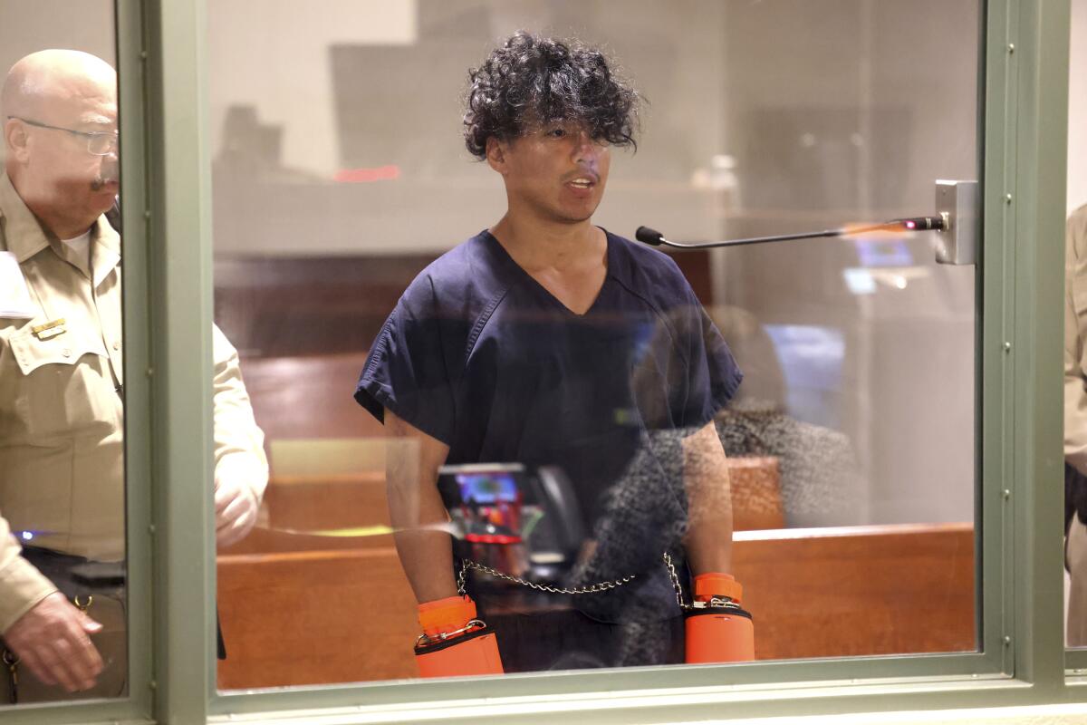 El sospechoso de un ataque en el Strip de Las Vegas, Yoni Barrios, en su primera comparecencia judicial en el Centro Regional