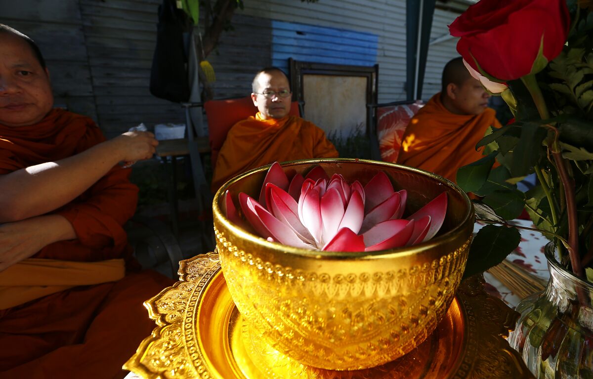 Buddhist cleansing ceremony in Long Beach