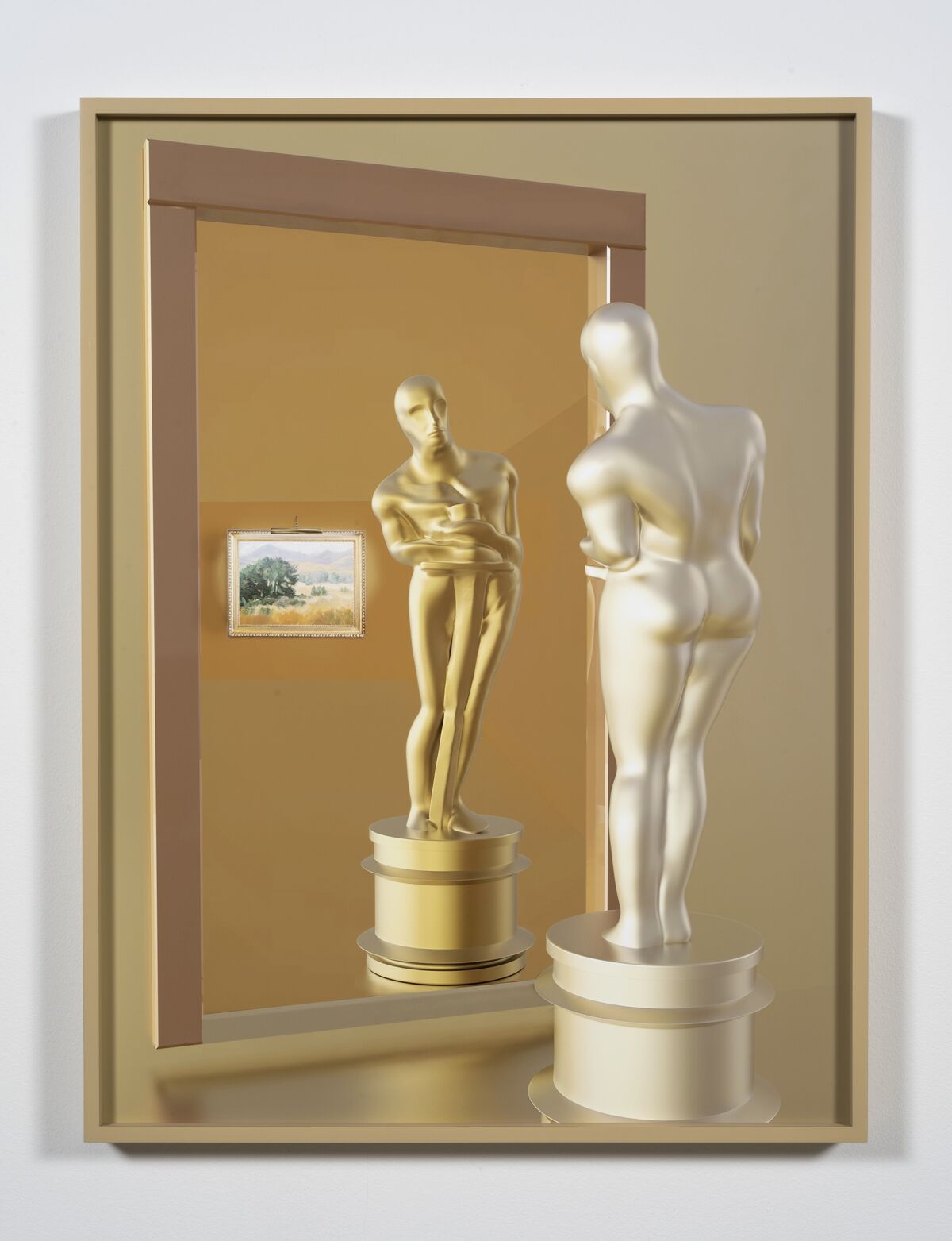 Joe Sola, "Oscar in Mirror," 2020.