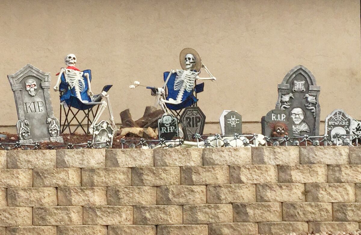 A Halloween scene in the 4S Ranch area.