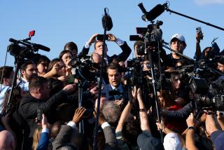 WASHINGTON - OCTOBER 3: Rep. Matt Gaetz, R-Fla., speaks to the media on the House steps of the Capitol after his motion to vacate the Office of the Speaker passed on Tuesday, October 3, 2023. (Bill Clark/CQ-Roll Call, Inc via Getty Images)