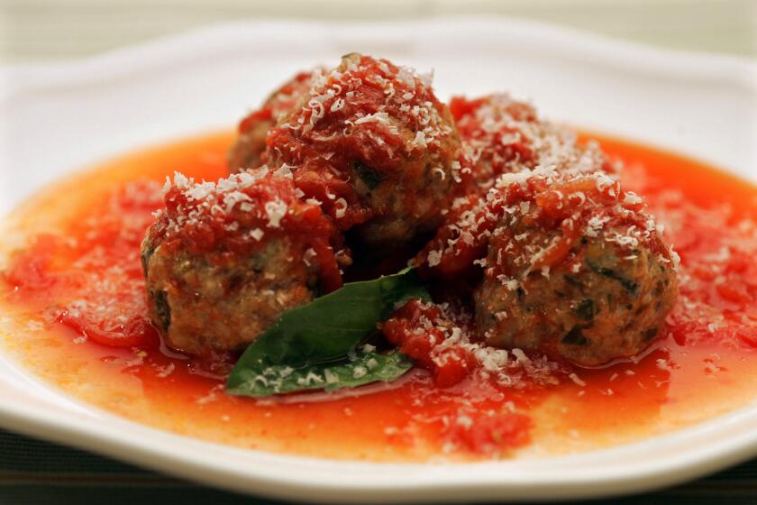 DELICIOUS: Monday meatballs elevates the simple to the extraordinary