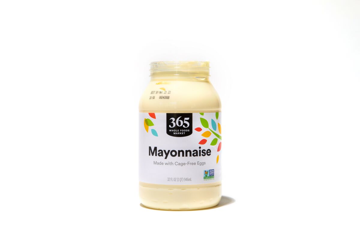 A jar of 365 Whole Foods Market's Mayonnaise.