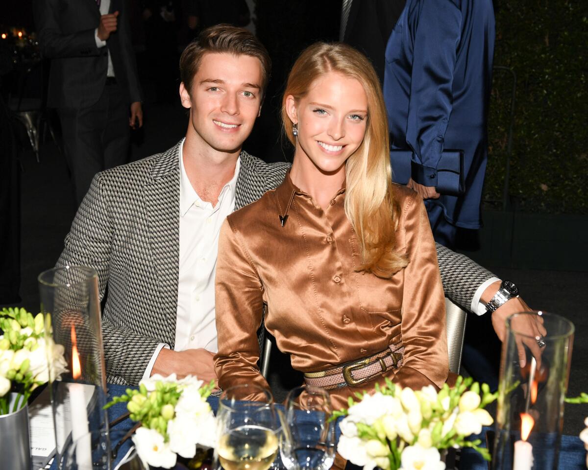 Patrick Schwarzenegger and Abby Champion were part of the star-studded crowd at the Hammer Museum gala.