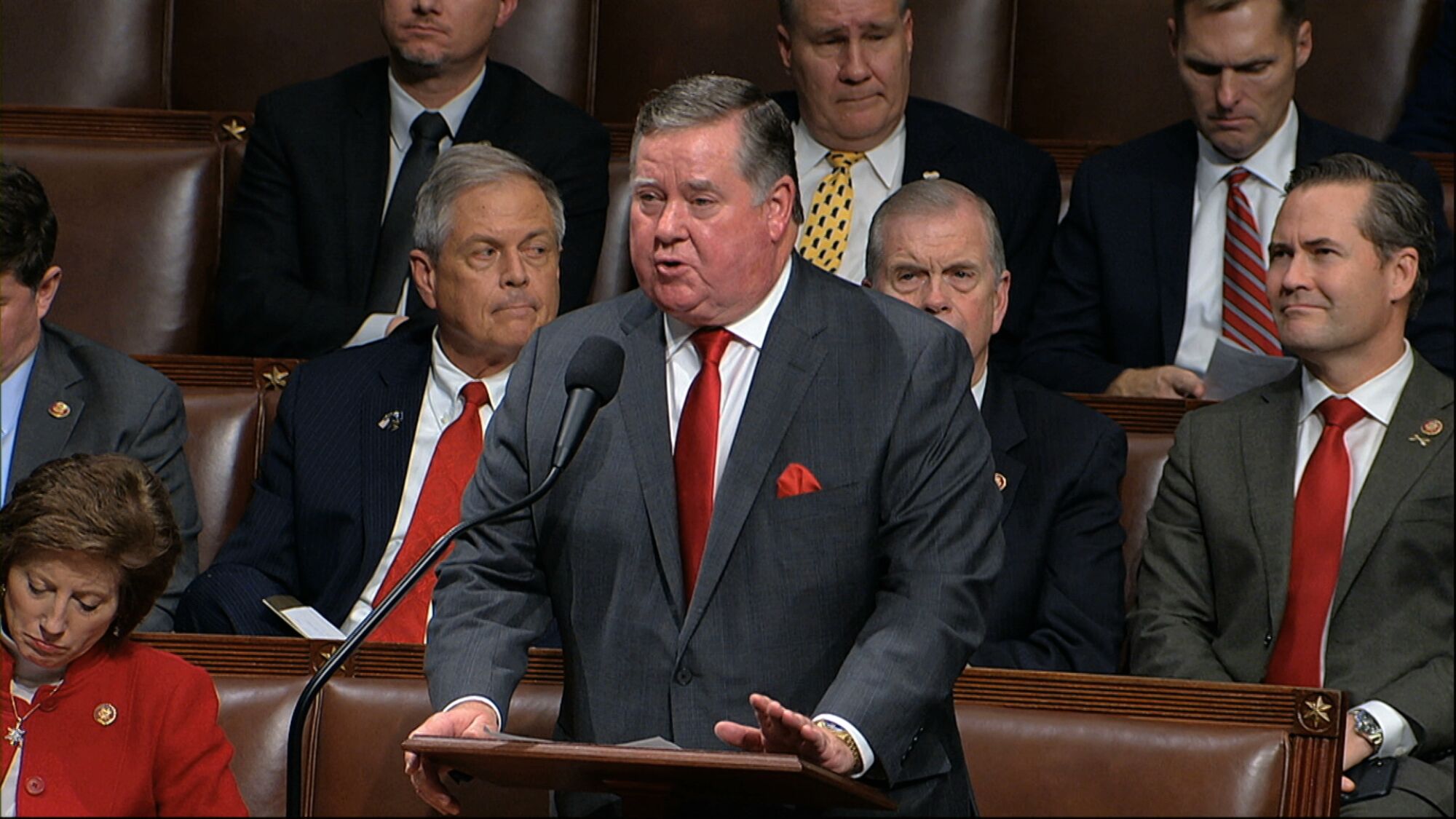 Rep. Ken Calvert (R-Corona) speaks in the House of Representatives.
