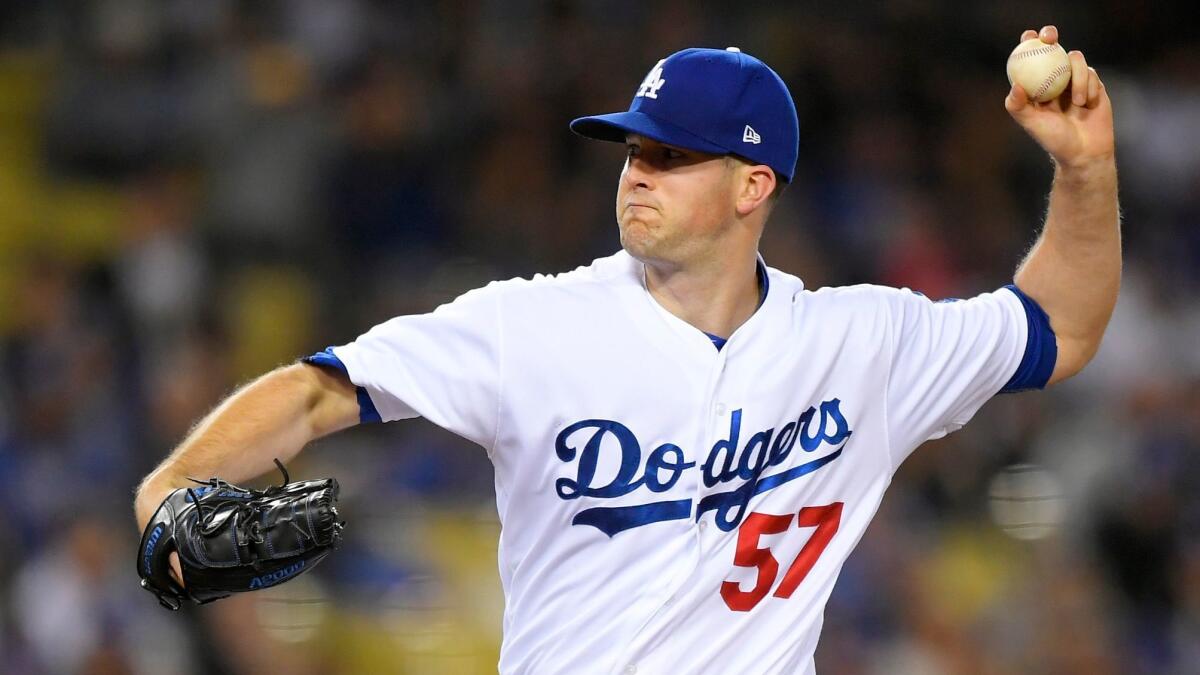 The Dodgers' Alex Wood pitches against Pittsburgh on May 8, 2017.