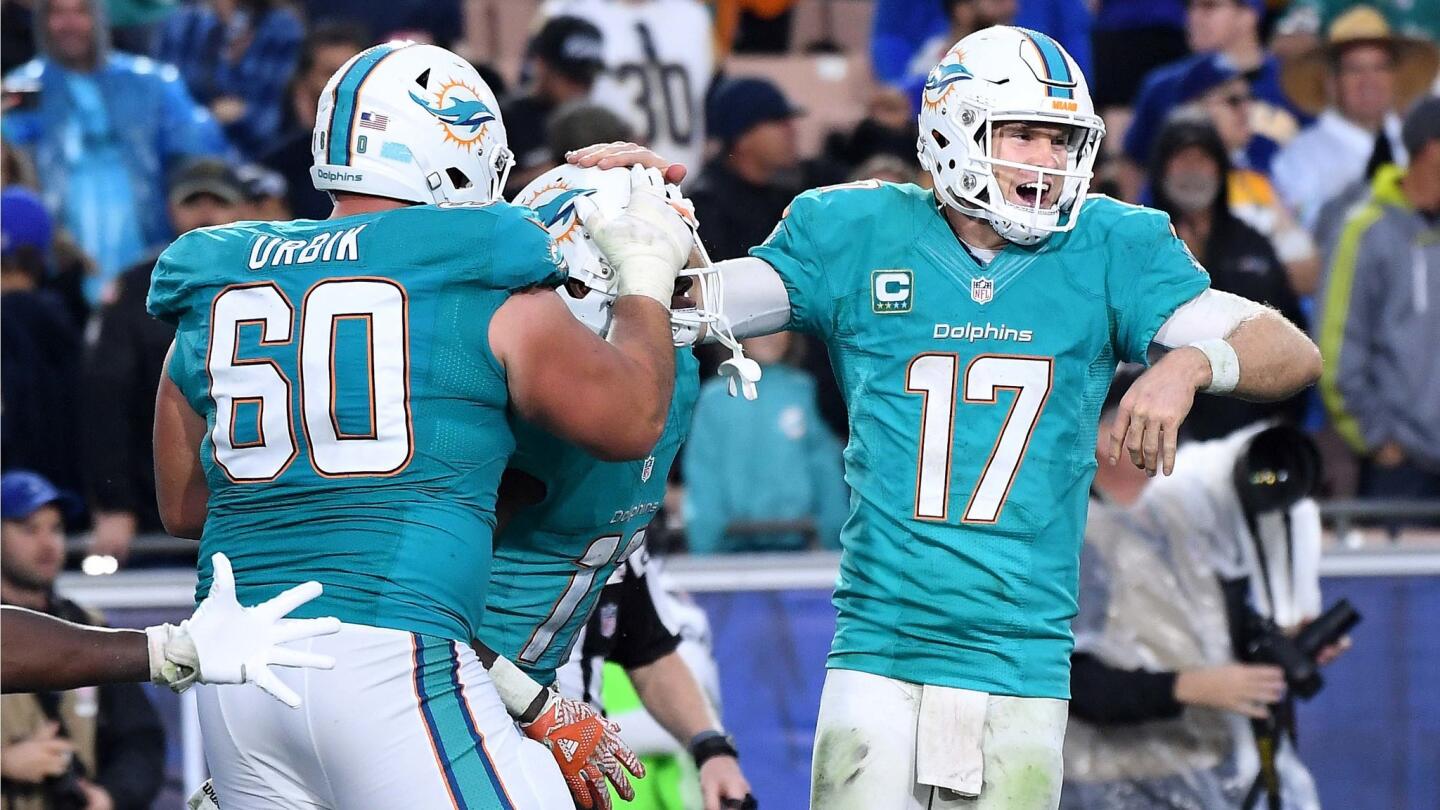 10. The Dolphins had a 6-2 home record