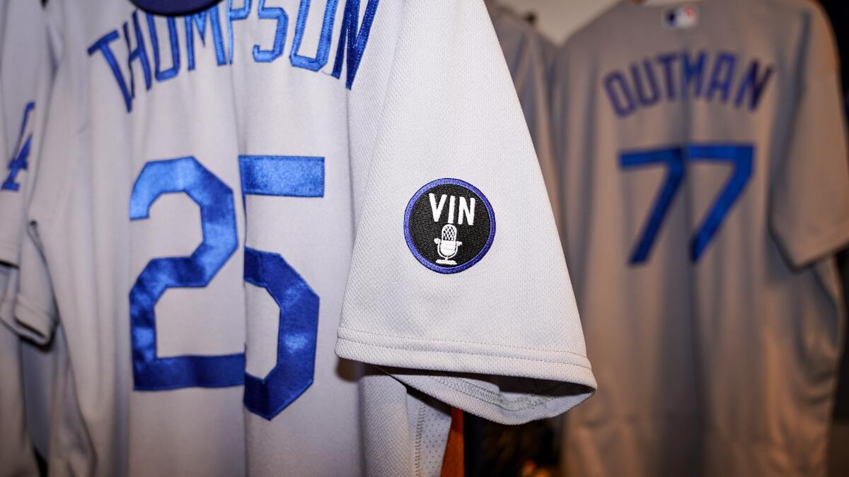 Dodgers Unveil Commemorate Patches to Honor Vin Scully - Inside
