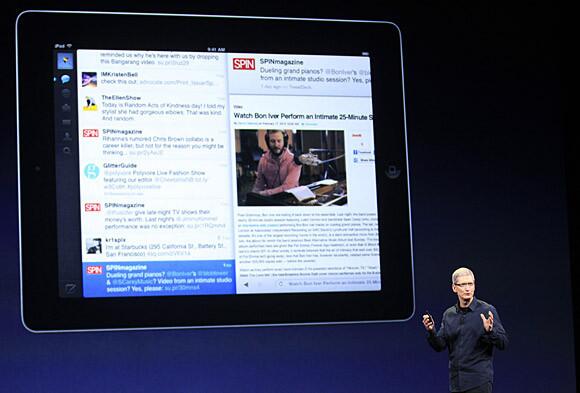 The new iPad introduced