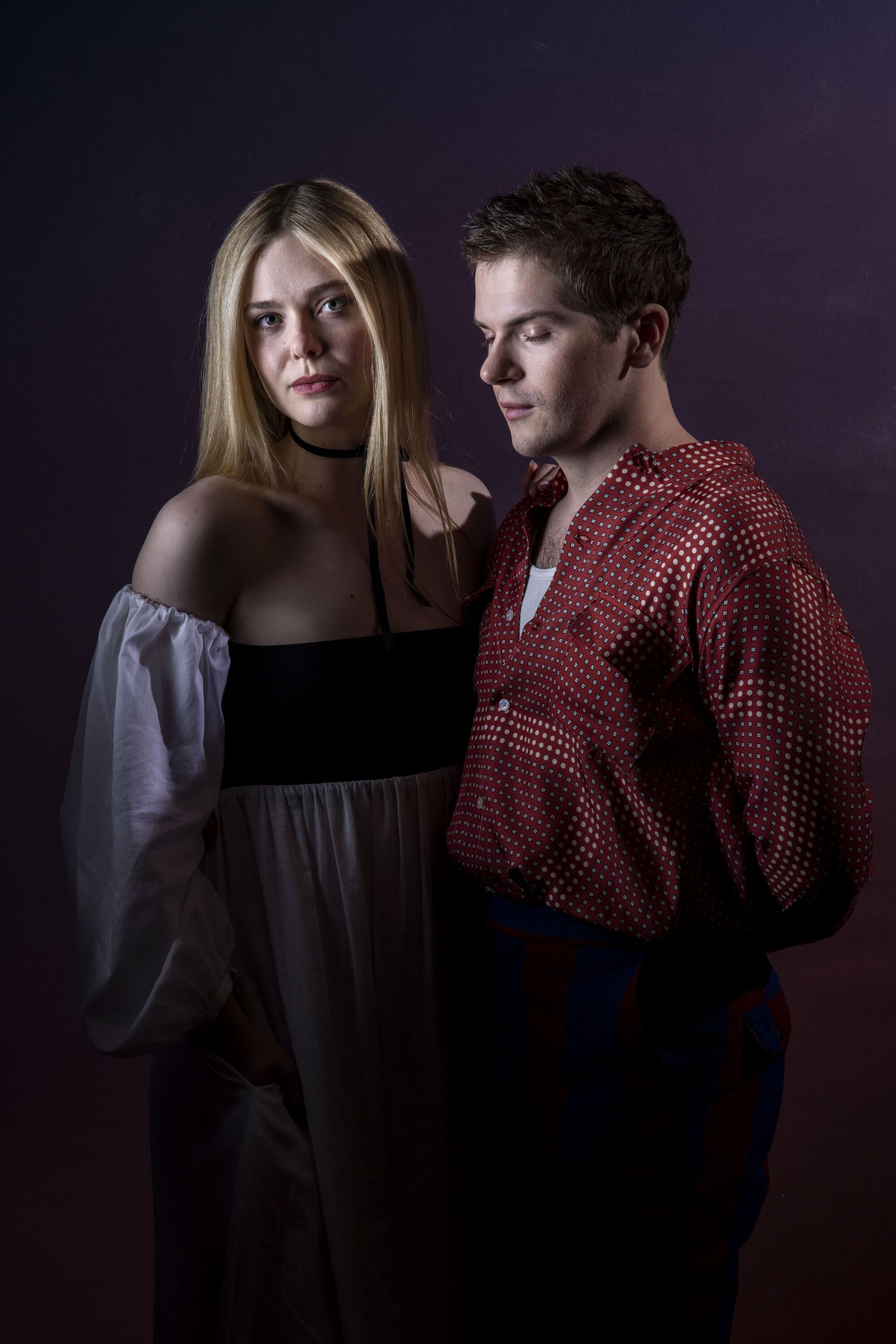 Elle Fanning and Colton Ryan