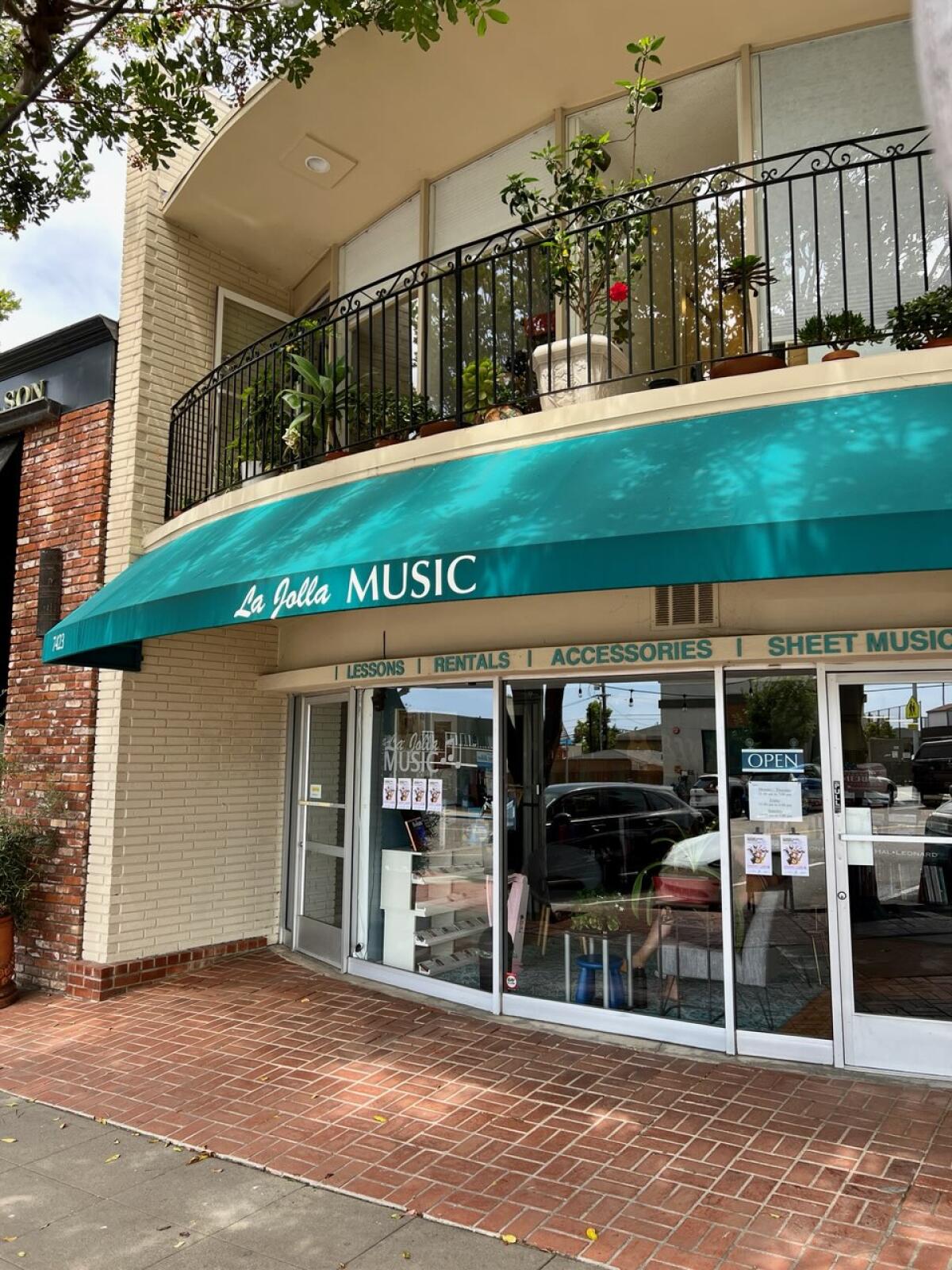 La Jolla Music at 7423 Girard Ave. offers private and group music lessons.