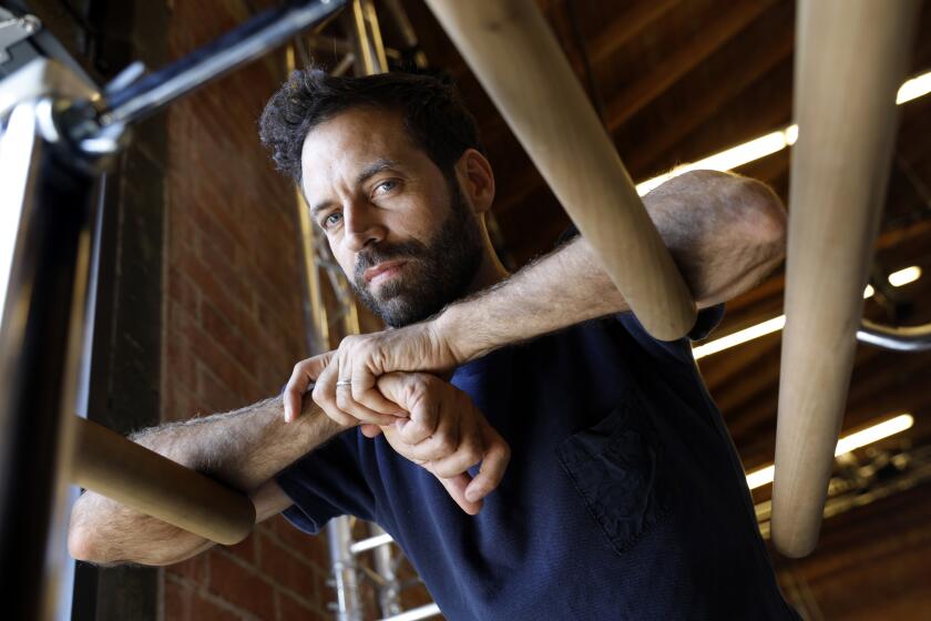 LOS ANGELES, CALIFORNIA--SEPT. 11, 2019--Choreographer Benjamin Millepede at L.A. Dance Project in Los Angeles on Sept. 11, 2019. (Carolyn Cole/Los Angeles Times)