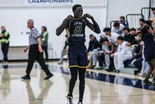 Jacob Majok of Crean Lutheran lets loose a scream in the fourth quarter Friday night.
