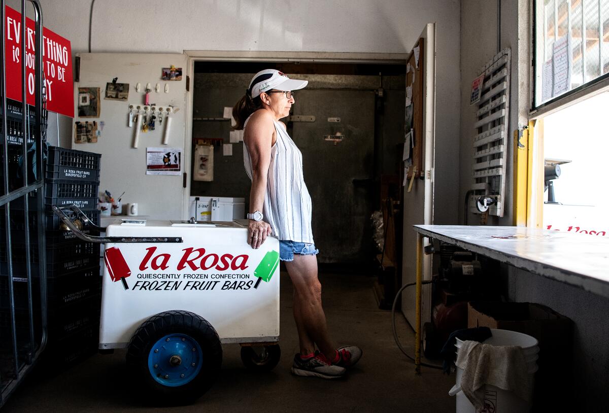 Norma Diaz, owner of La Rosa Fruit Bars & Ice Creams.