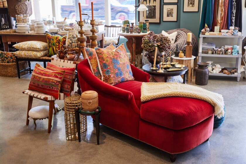 Maude Woods gift shop in Pasadena.