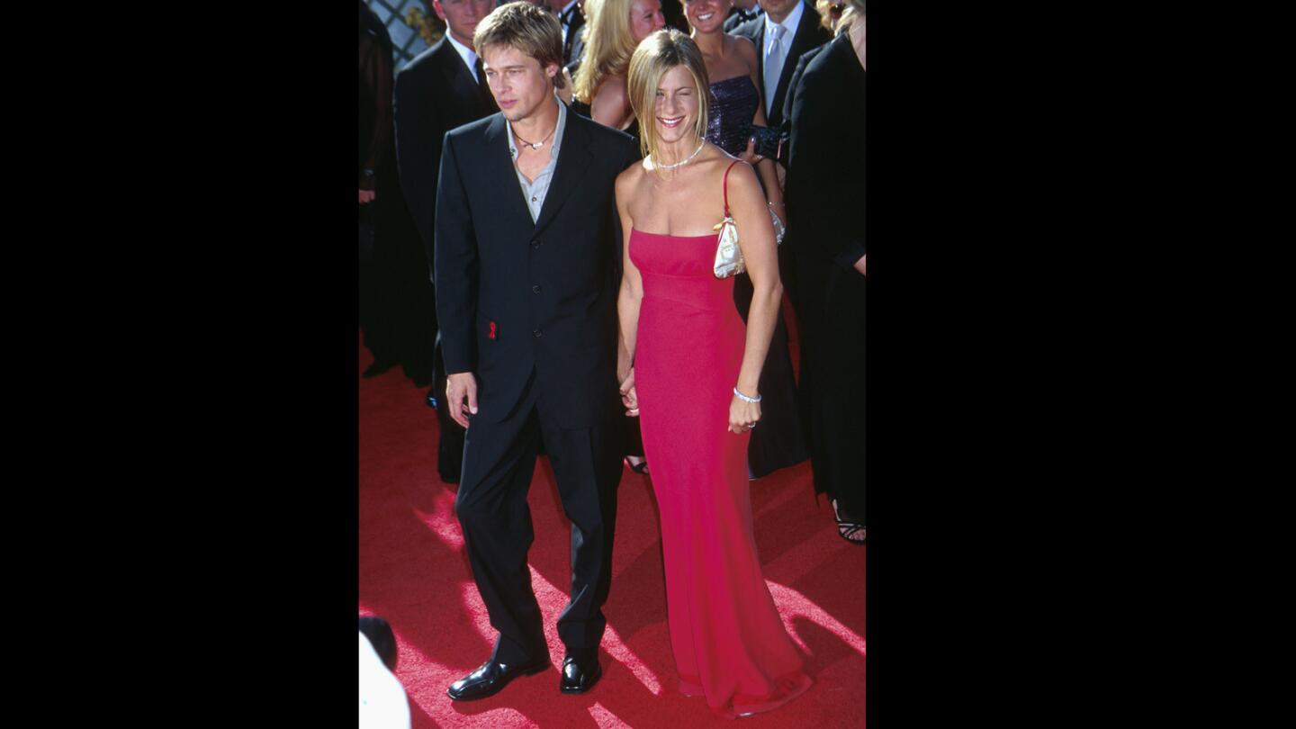 Jennifer Aniston and Brad Pitt