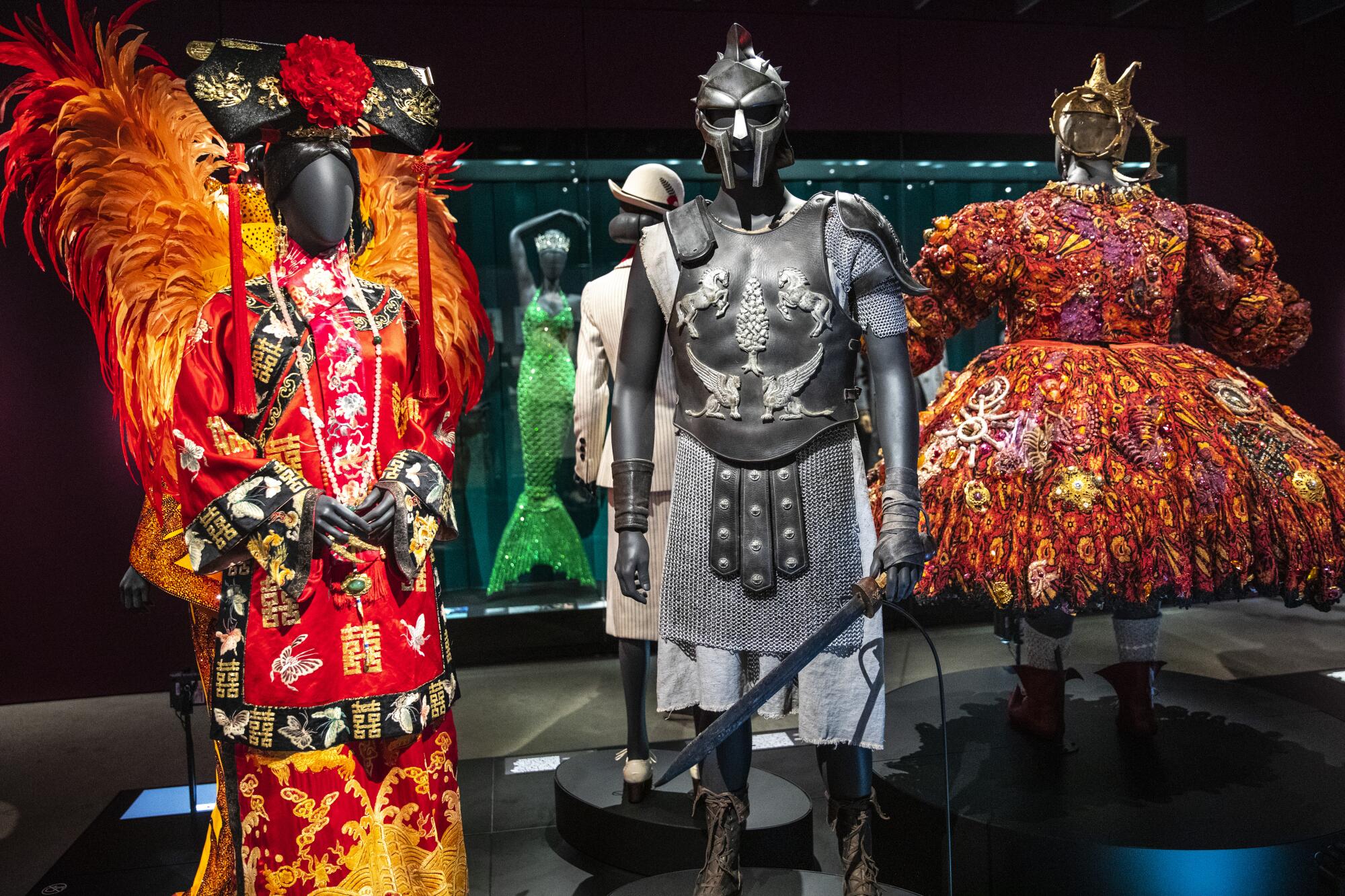 Costumes in the "Identity" gallery.  