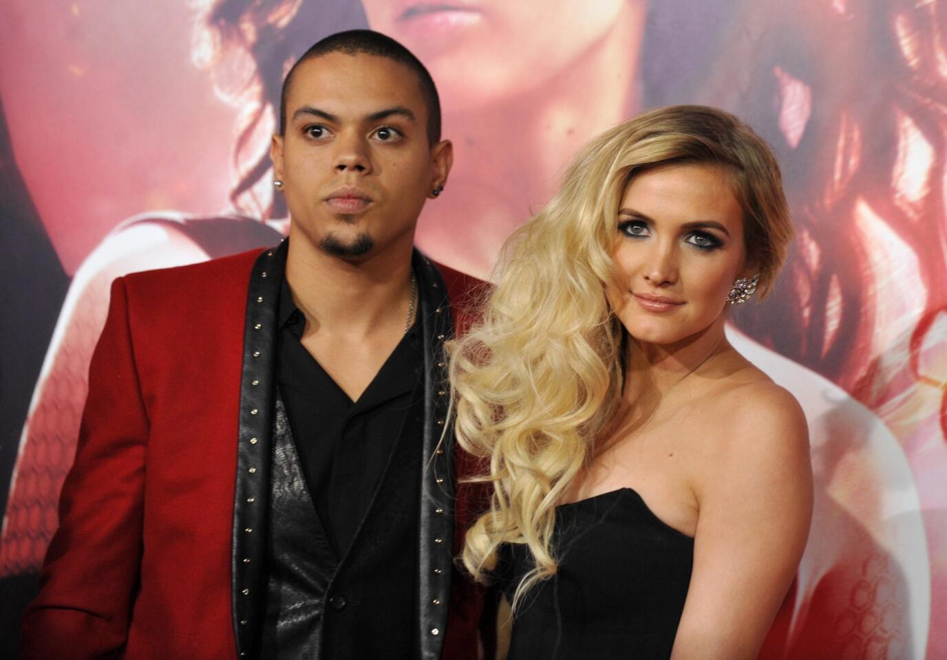 Celebrity weddings & engagements | Evan Ross and Ashlee Simpson