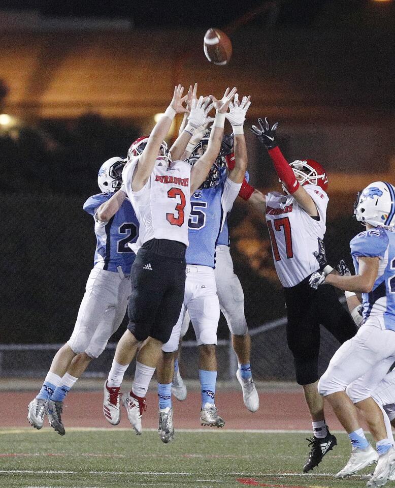 Photo Gallery: Crescenta Valley vs. Burroughs in Pacific League football