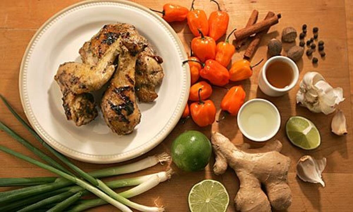 ALL THE FIXINS: Make your own Caribbean jerk chicken marinade.