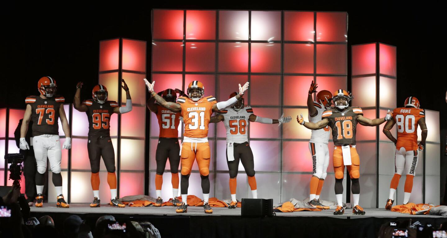 Cleveland Browns' new uniforms