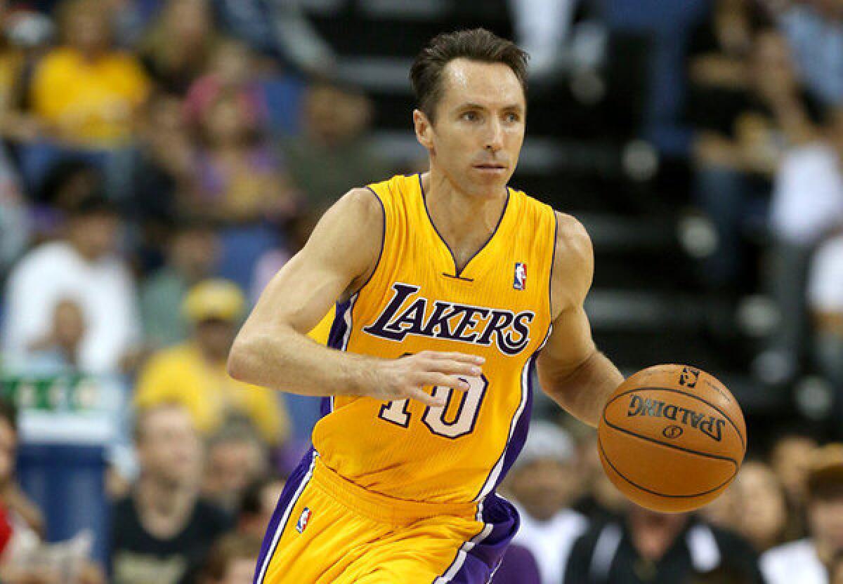 Steve Nash was acquired after three trades were made, designed to reduce payroll and luxury taxes.