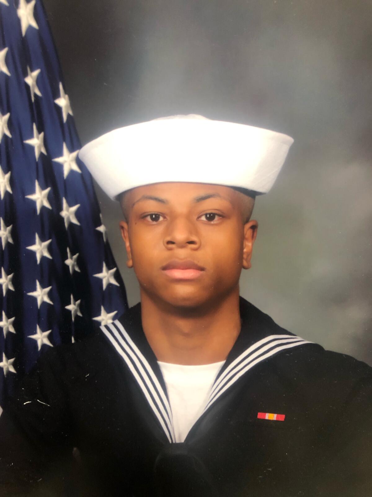 Navy sailor Lamontee Stevenson