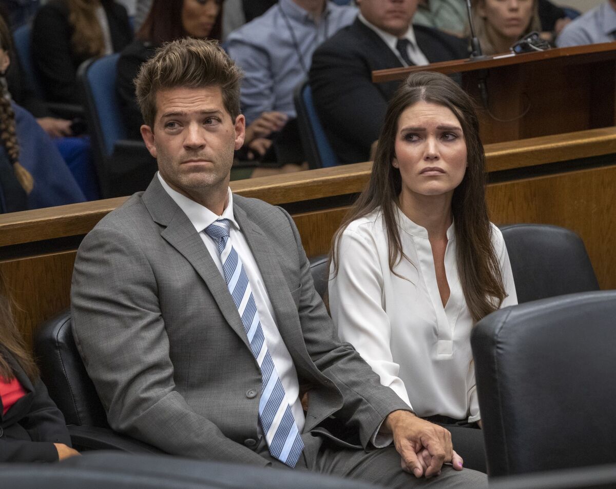 Newport Beach orthopedic surgeon Grant Robicheaux and his girlfriend, Cerissa Riley, are facing 17 felony charges, including five counts of rape, in connection with assaults that prosecutors allege took place in Robicheaux’s Balboa Peninsula home.