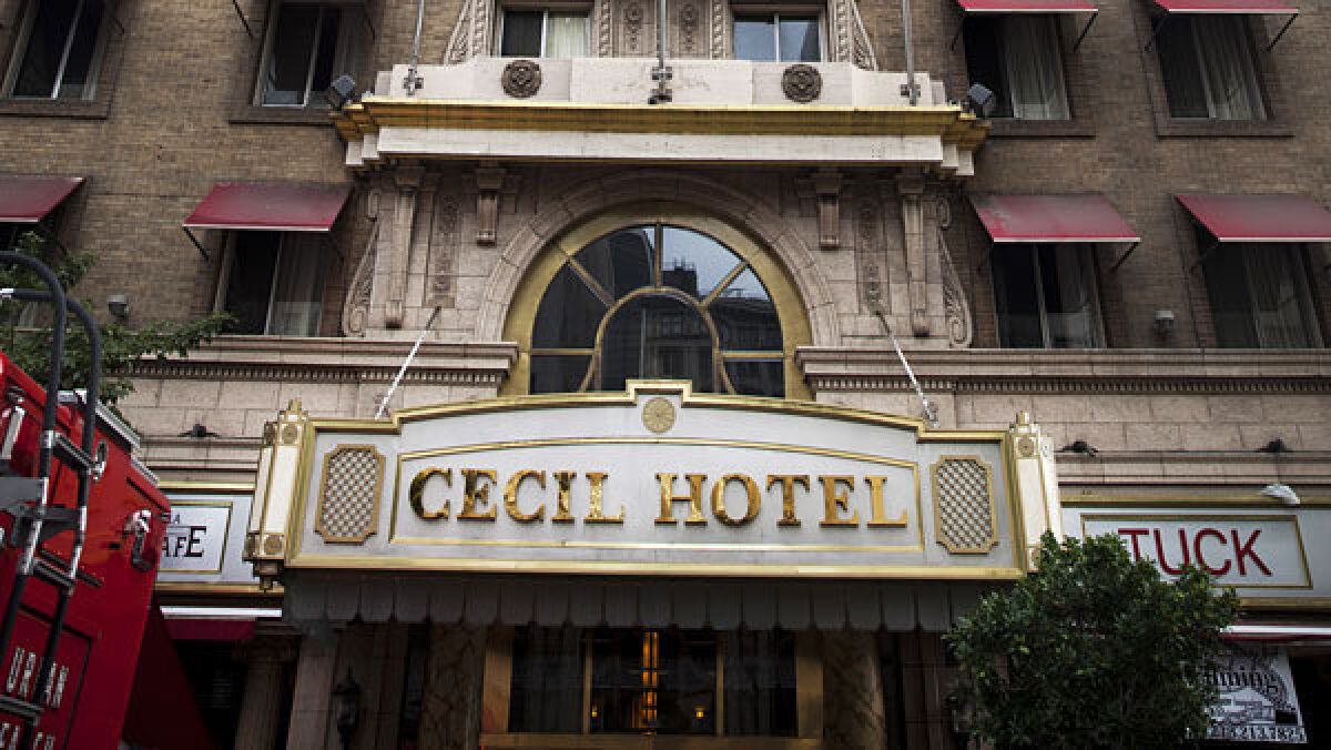 Plans to convert 384 rooms in the Cecil Hotel in downtown L.A. into housing for the homeless collapsed recently in the face of opposition from business leaders and social service providers, backed by Los Angeles County Supervisor Gloria Molina.
