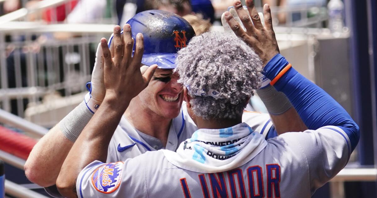Lindor leads Mets' power game in 7-3 win over Morton, Braves - The