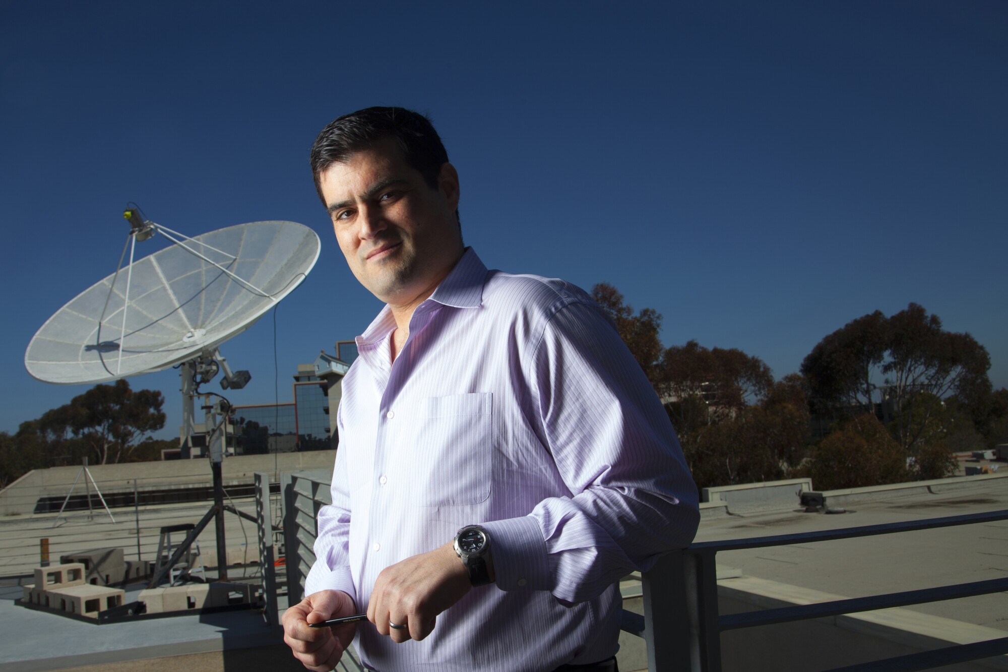 UCSD physicist Brian Keating will build telescope platforms in Chile this summer.