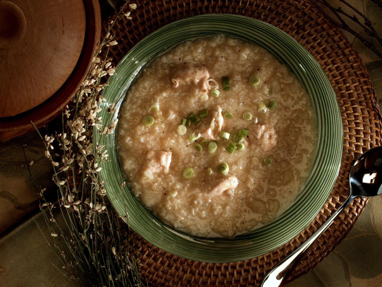 rice porridge with chicken