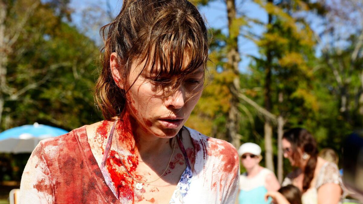 Jessica Biel as Cora in USA Network's "The Sinner." (Brownie Harris / USA Network)