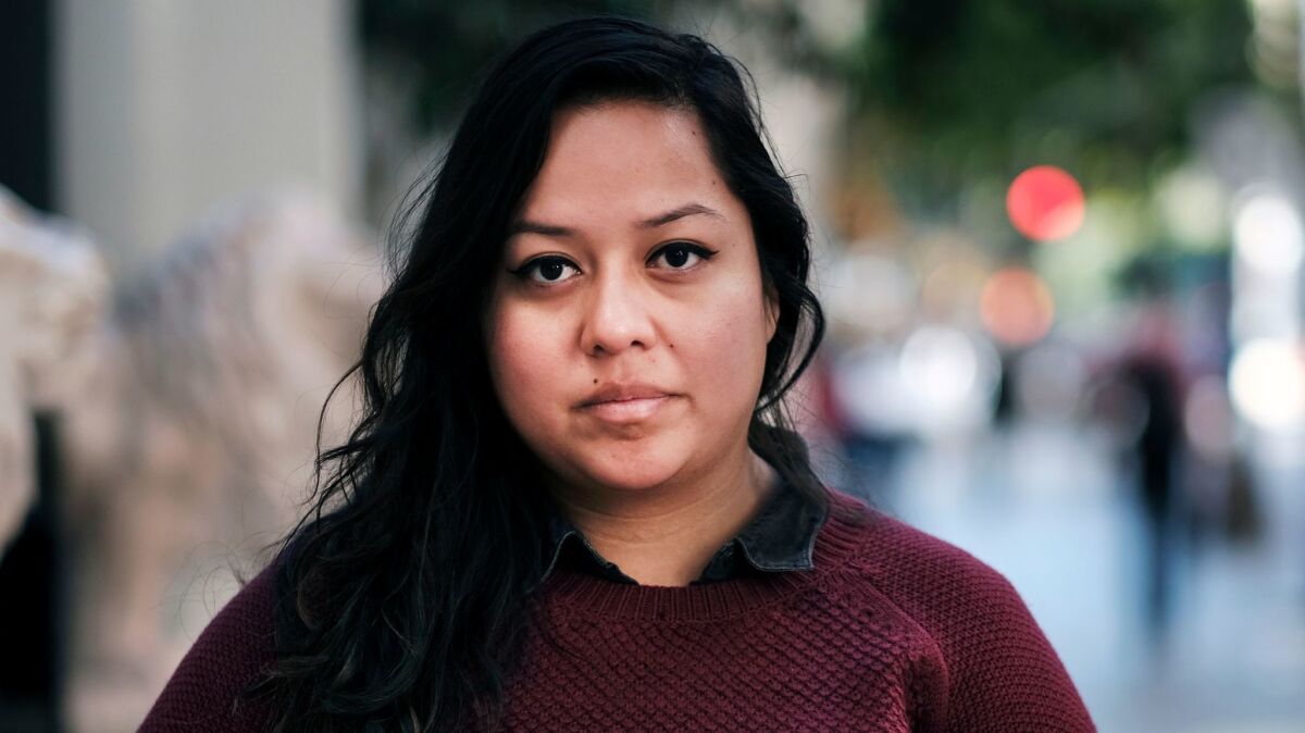 Mitzie Perez, a plaintiff in the lawsuit against Wells Fargo, came to the U.S. illegally from Guatemala at age 5. Now 25, Perez is a junior at UC Riverside.
