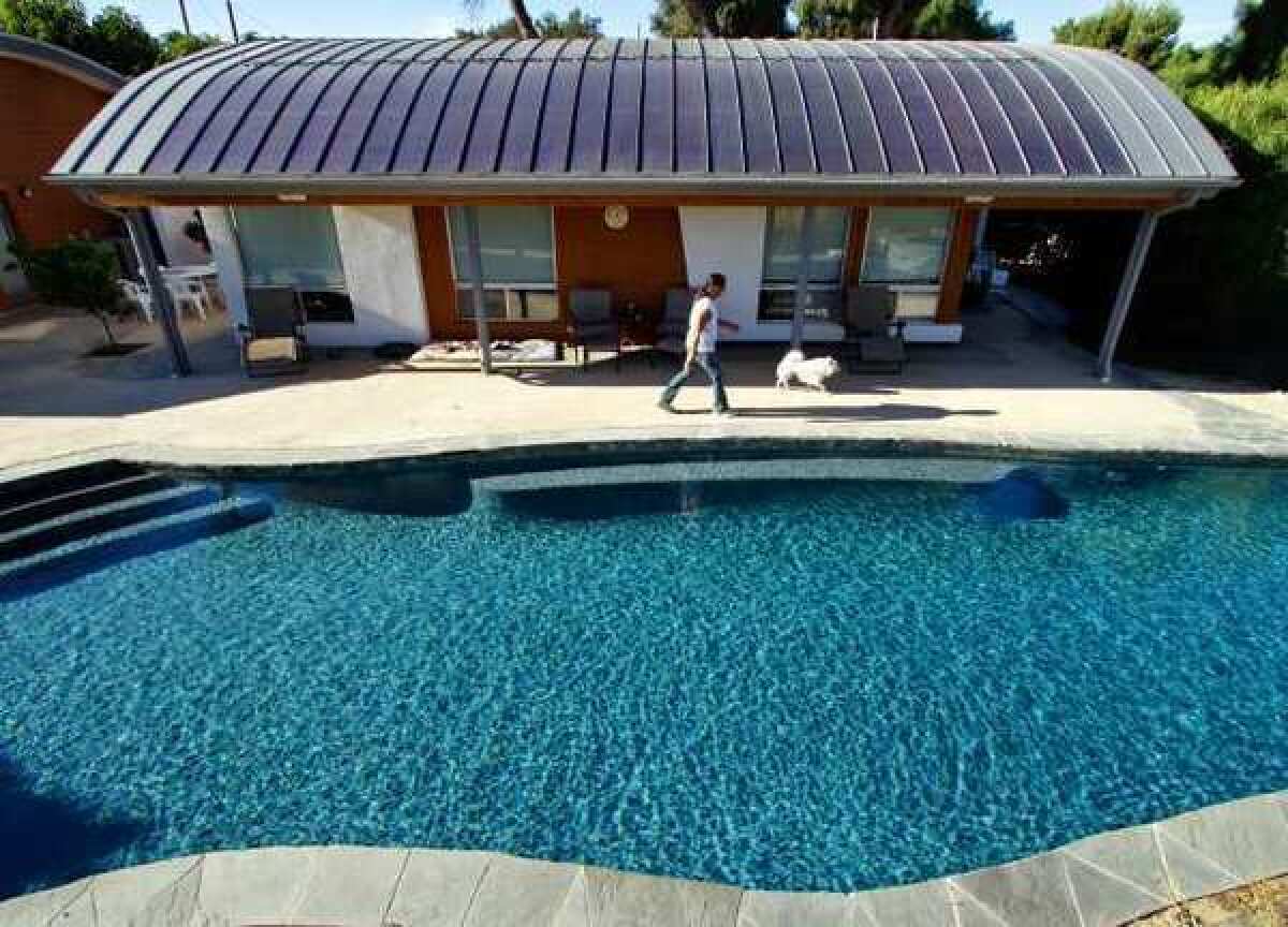 This 6,000-square-foot house in Chatsworth boasts a 26-hilowatt solar power system.