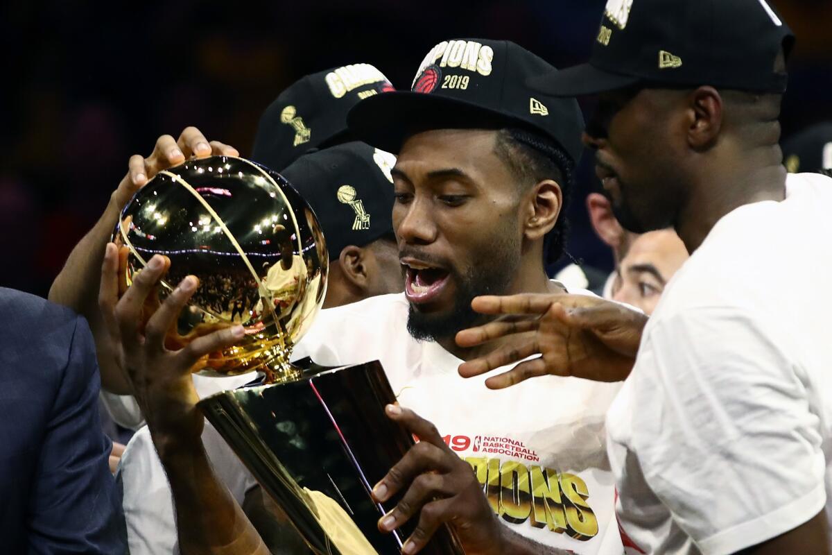 See the Larry O'Brien Trophy at the Toronto Raptors Championship