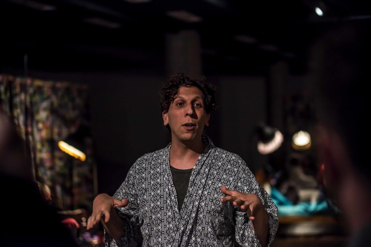 Playwright Brian Lobel will present the virtual theater piece "Binge" in La Jolla Playhouse's Without Walls (WOW) series in 2020.