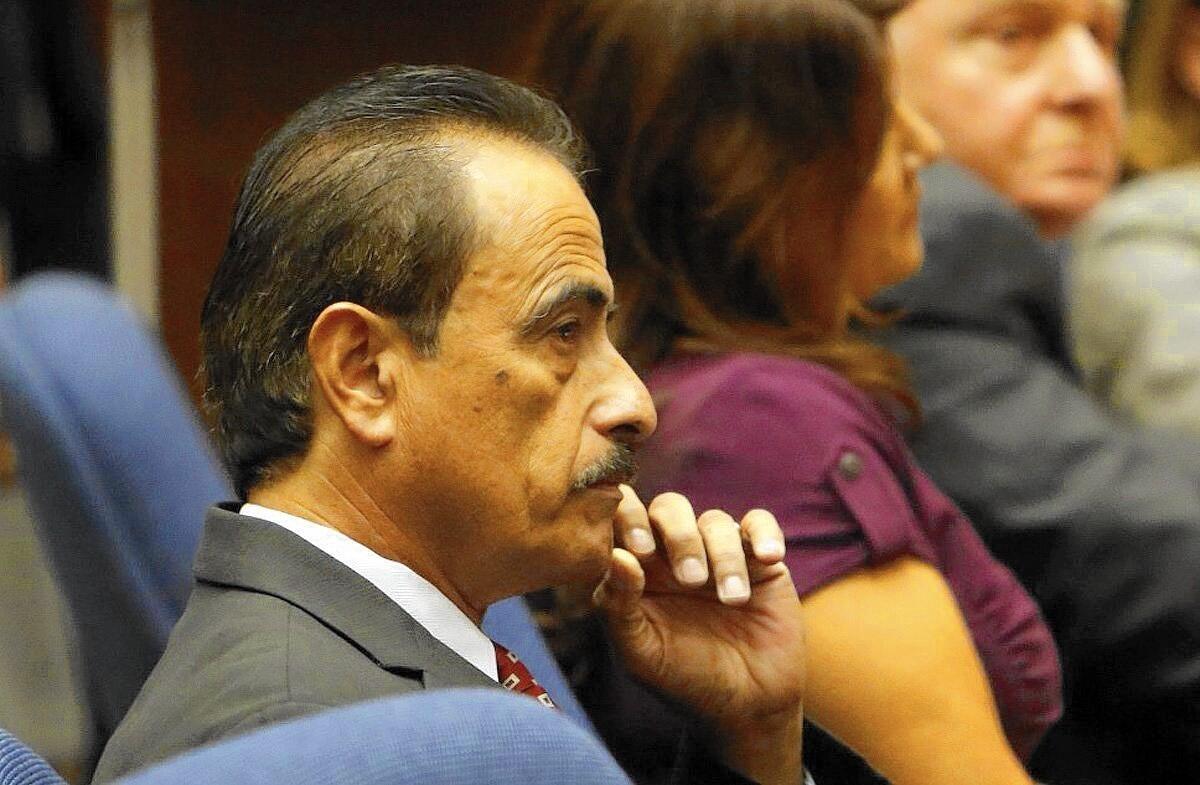 Former Los Angeles City Councilman Richard Alarcon, shown at his sentencing in October, surrendered Friday to begin serving his 51-day term under house arrest.