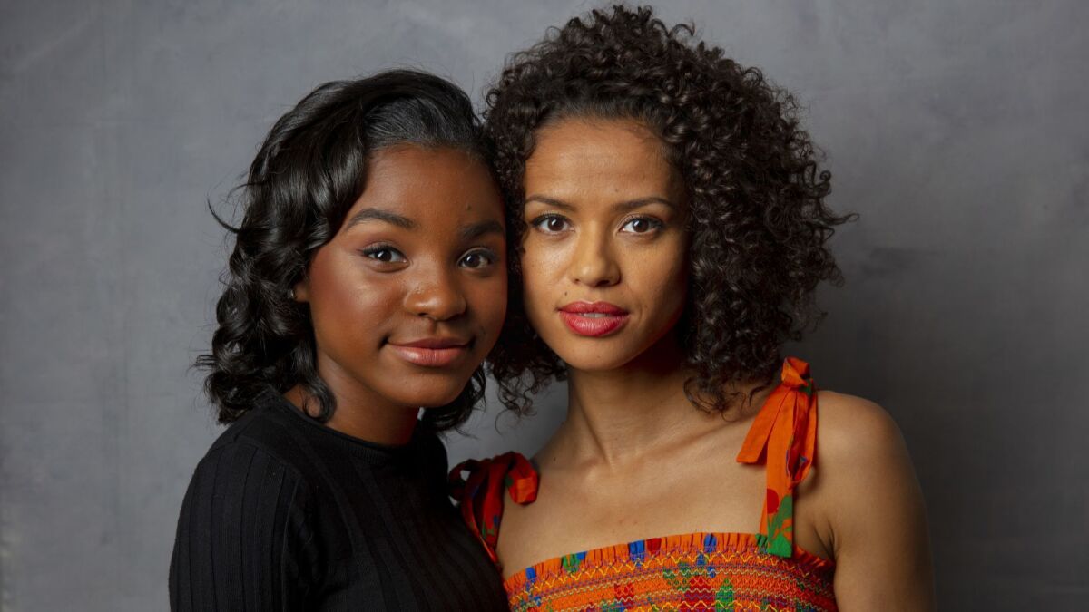 Gugu Mbatha-Raw, right, and Saniyya Sidney play an estranged mother and daughter with superhuman abilities in indie superhero drama "Fast Color," directed by Julia Hart.