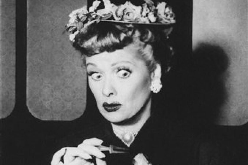 Lucille Ball is shown in a scene from her comedy series, "I Love Lucy." Ball.