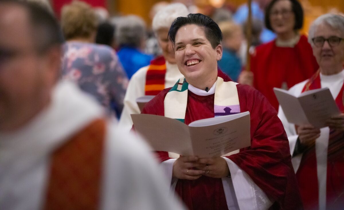 Kori Pacyniak, believed to be the first transgender, nonbinary person ordained as a priest in the Roman Catholic Womenpriests movement 