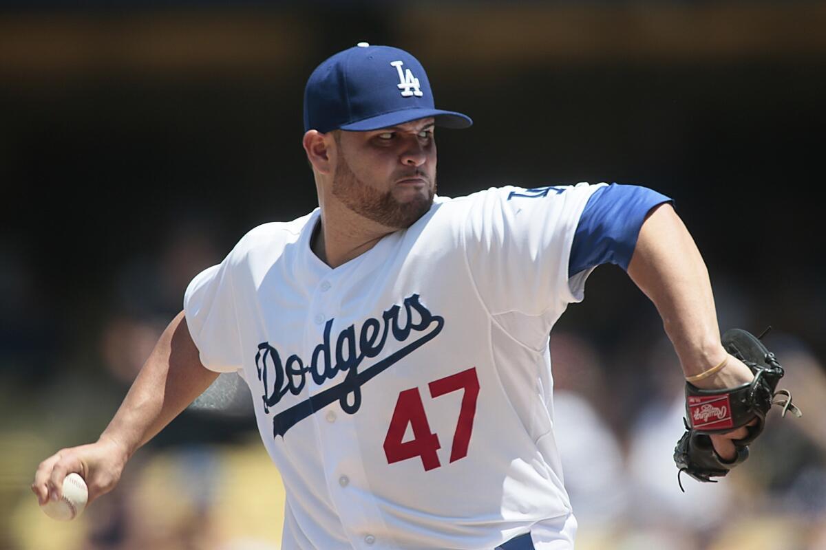 Pitcher Ricky Nolasco will start Game 4 of the National League division series on Monday, according to Dodgers pitching coach Rick Honeycutt.